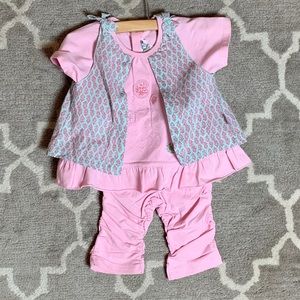 NWT Jean Bourget France top/pants set